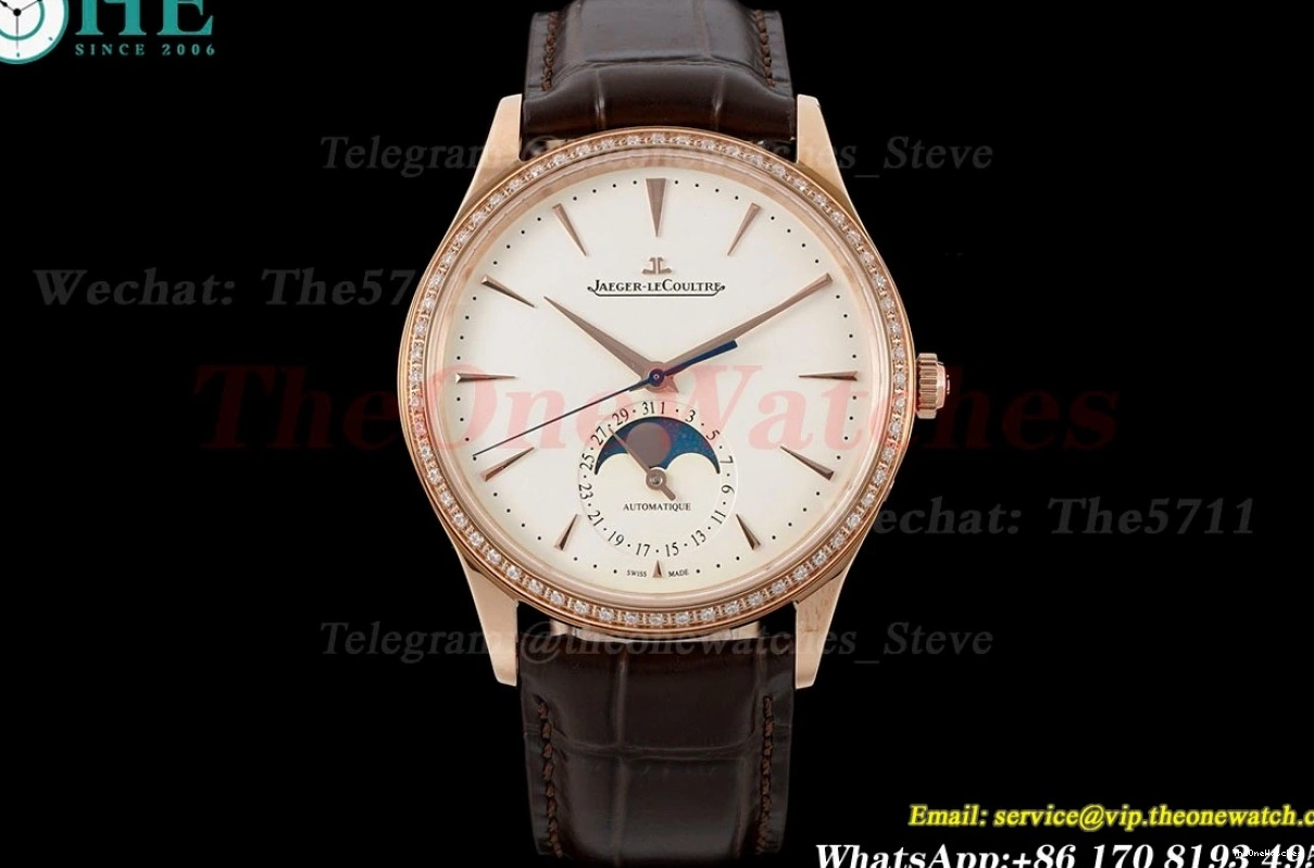 Stk Dia Clone Ultra Super Moonphase Thin Master LE A925 AZ White RG 1223